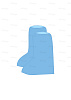 Бахилы хирургические высокие, резинка